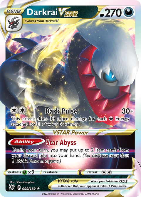 Darkrai VSTAR - 099/189