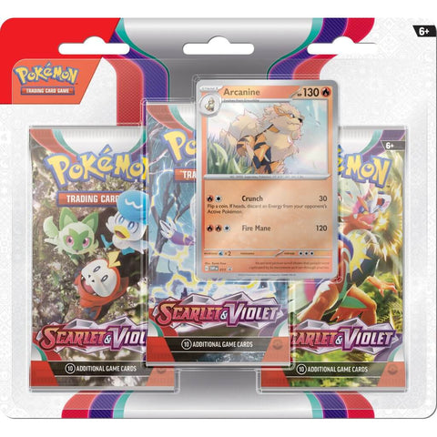Pokemon TCG: Scarlet & Violet - Three Booster Blister