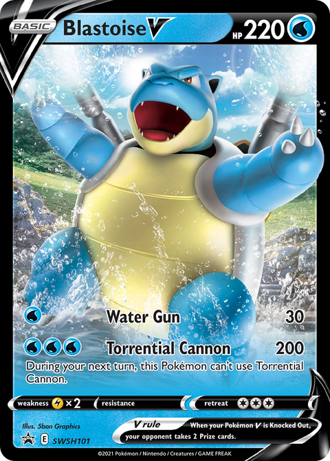 Blastoise V - SWSH101