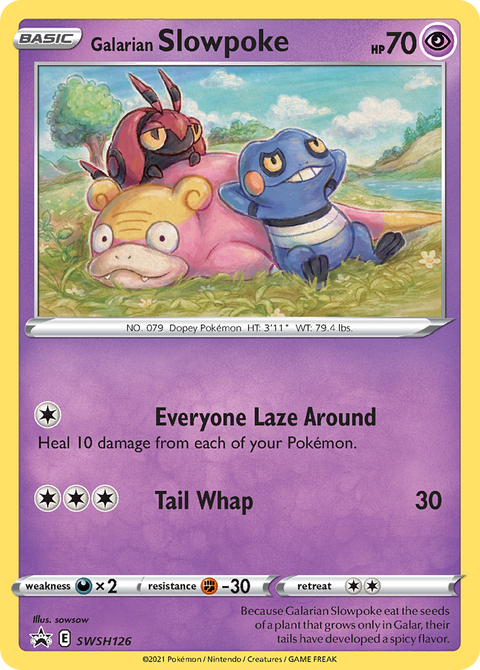 Galarian Slowpoke - SWSH126