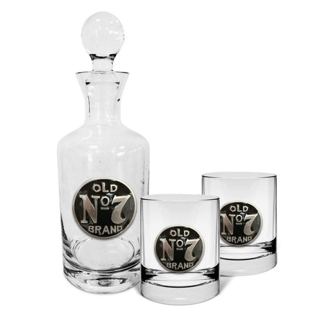 Jack Daniel’s Decanter and Set 2 Spirit Glasses