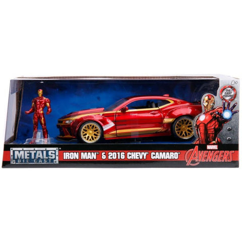 1:24 Iron Man & Chevy Camaro - Marvel Avengers Diecast